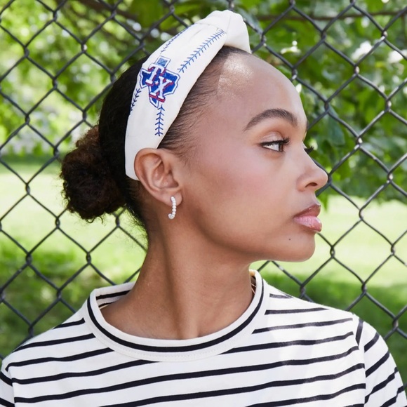 ⚾️Lele Sadoughi MLB Texas Rangers Headband {NWT} - Picture 4 of 8